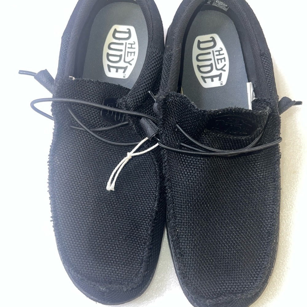 Hey Dude Men's Wally Funk Mono Slip-On Casual Shoes Shade Black
